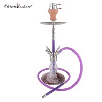 2019 new design carbon Stainless Steel Shisha SS hookah Click Hookah