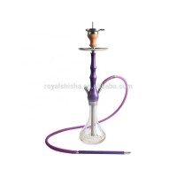 Royal shisha newest model carbon fiber hookah stainless hookah germany hot selling hookah shisha